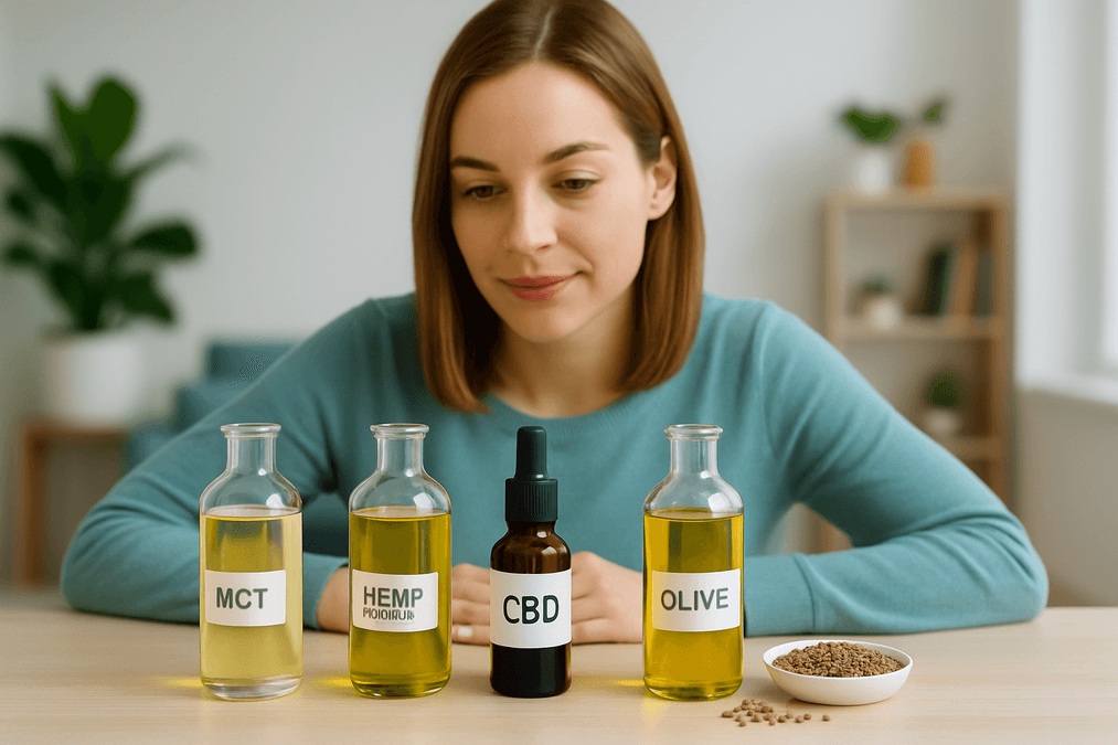 CBD Öl Trägeröle im Vergleich – MCT, Hanfsamenöl oder Olivenöl?